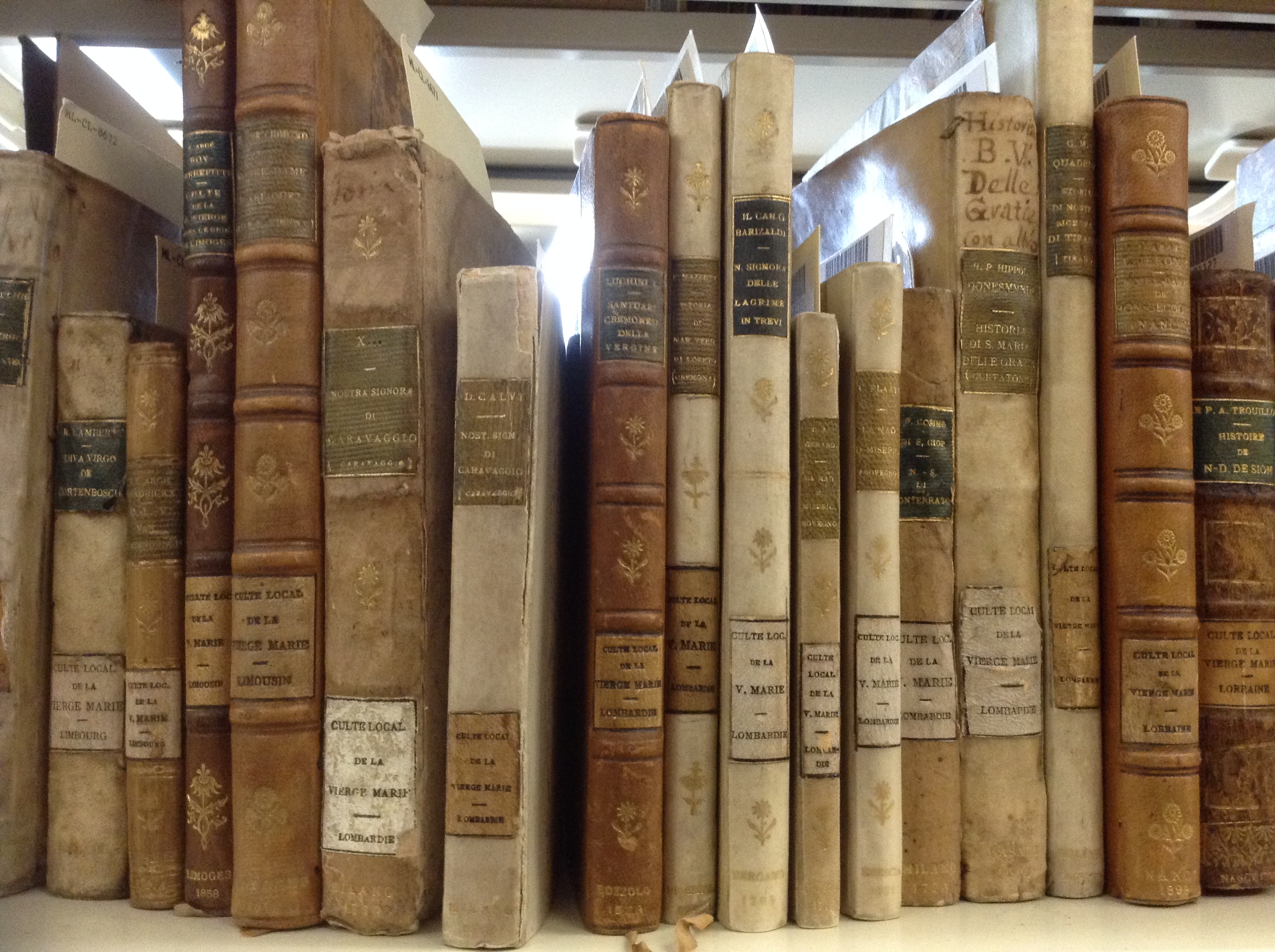 Rare book bindings from the Clugnet collection, Marian Library.